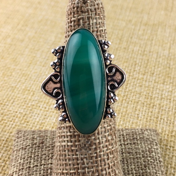 Botswana Agate Stone Ring Size 6 - Picture 4 of 12